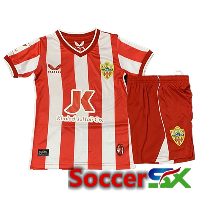 UD Almeria Kids Soccer Jersey Home 2023/2024
