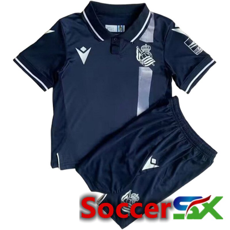 Real Sociedad Kids Soccer Jersey Away 2023/2024
