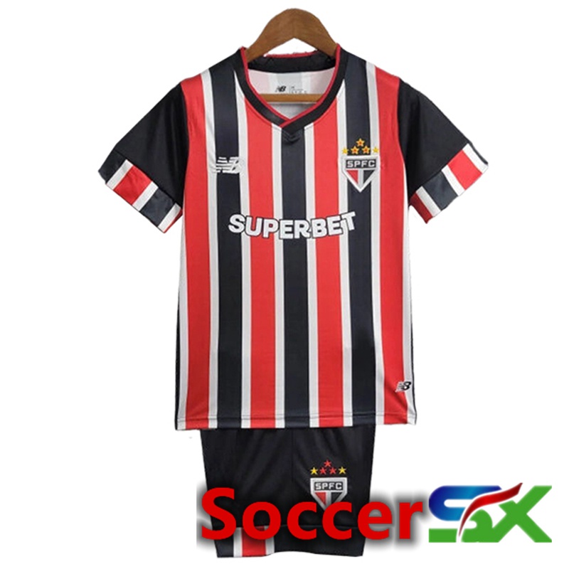 Sao Paulo FC Kids Soccer Jersey Away 2024/2025