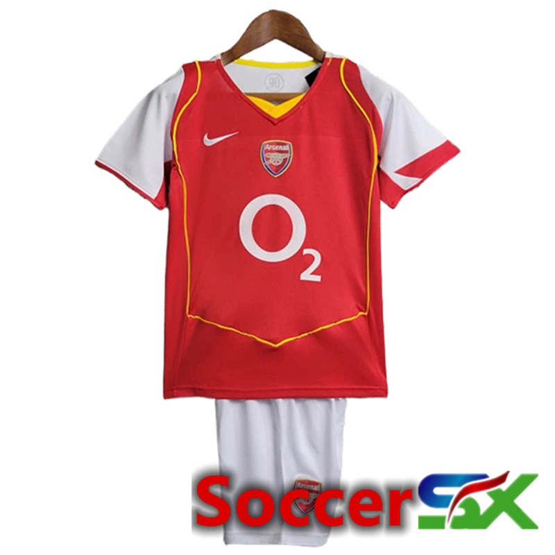 Arsenal Retro Kids Soccer Jersey Home 2004/2005