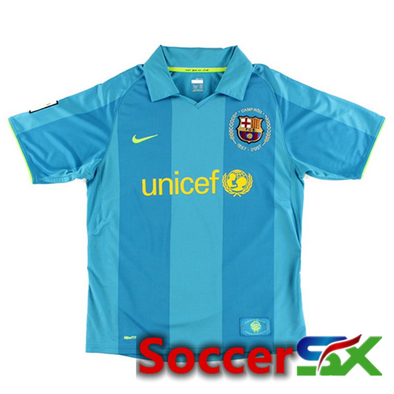 FC Barcelona Retro Kids Soccer Jersey Away 2007/2008