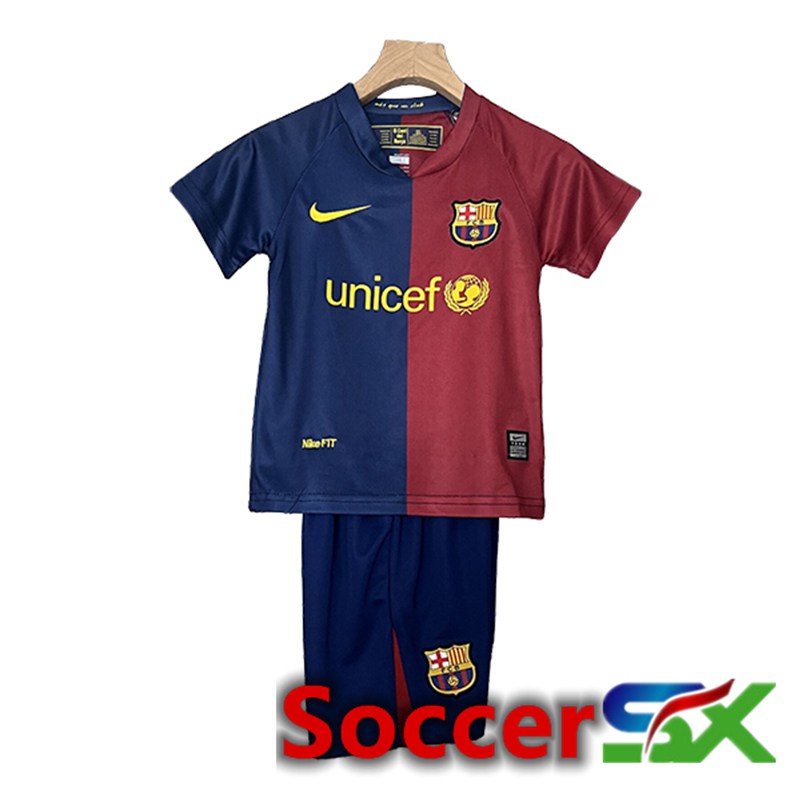 FC Barcelona Retro Kids Soccer Jersey Home 2008/2009