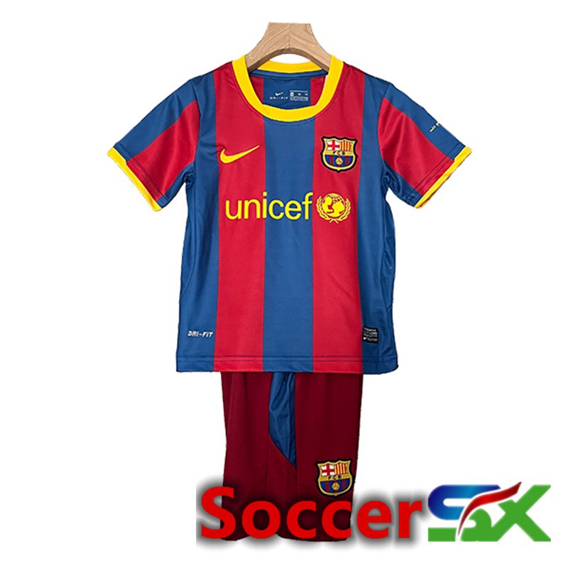 FC Barcelona Retro Kids Soccer Jersey Home 2010/2011