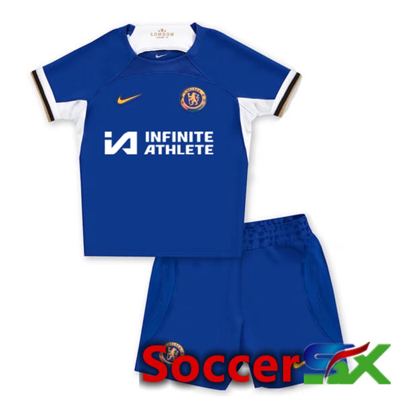 FC Chelsea Kids Soccer Jersey Sponsor Home 2023/2024