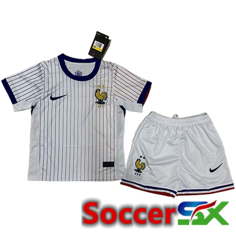 France Kids Soccer Jersey Away 2024/2025