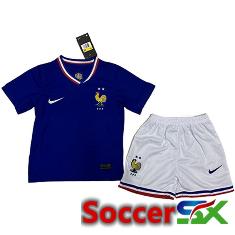 France Kids Soccer Jersey Home 2024/2025