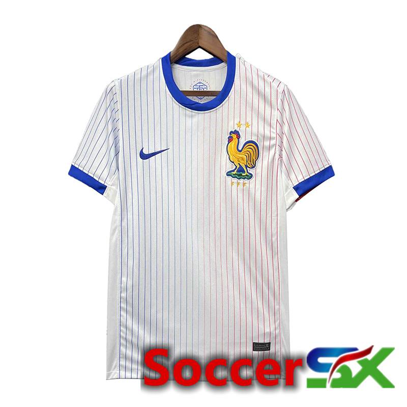 France Soccer Jersey Away UEFA Euro 2024