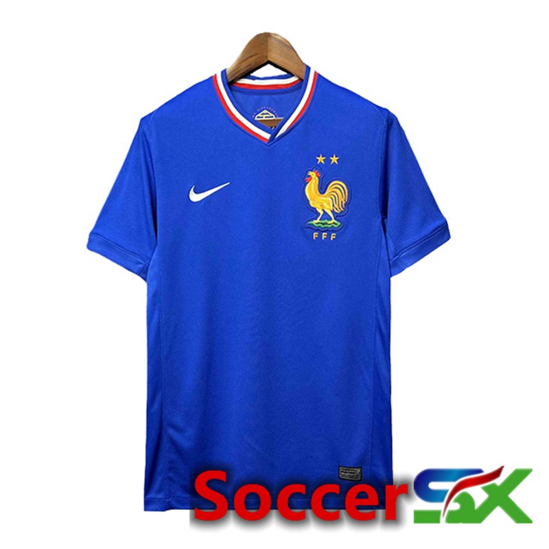 France Soccer Jersey Home UEFA Euro 2024