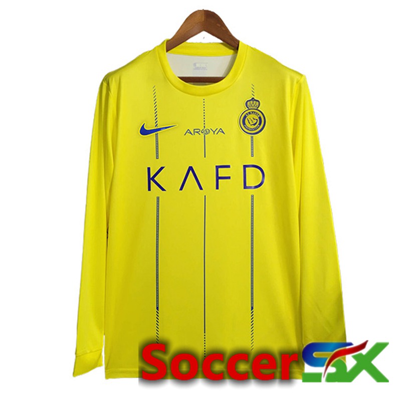 Al-Nassr Soccer Jersey Home Long sleeve 2023/2024