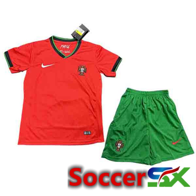 Portugal Kids Soccer Jersey Home 2024/2025