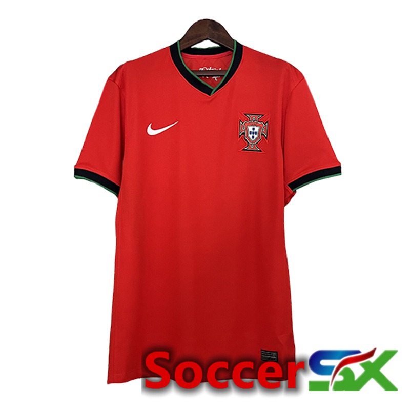 Portugal Soccer Jersey Home UEFA Euro 2024