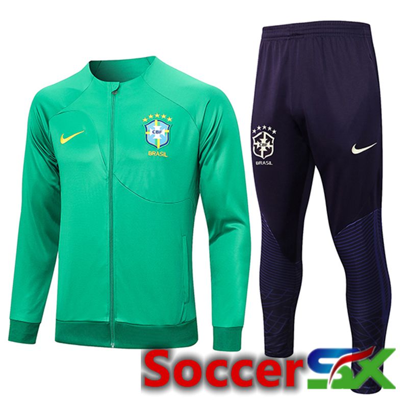 Brazil Training Jacket Suit Green 2023/2024