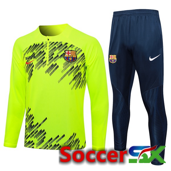 FC Barcelona Training Tracksuit Suit Green 2024/2025