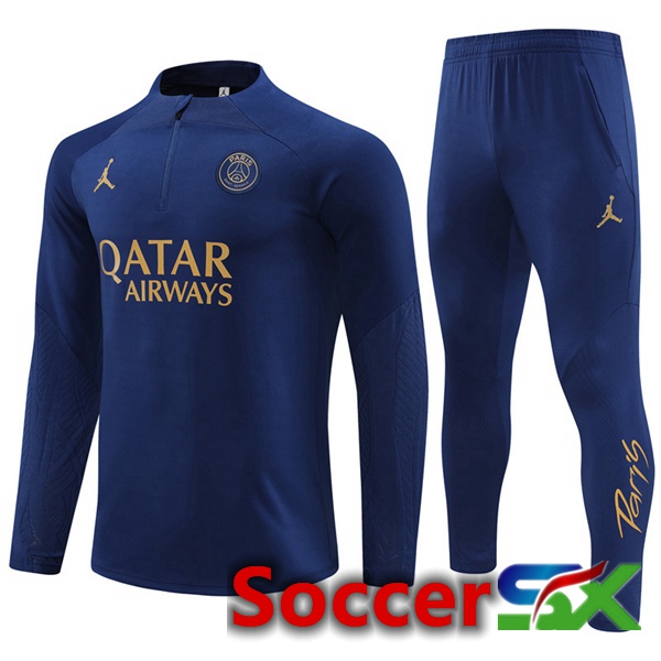 JORDAN Paris PSG Training Tracksuit Suit Blue Royal 2024/2025