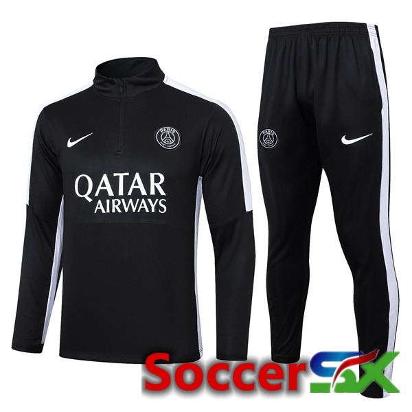 JORDAN Paris PSG Training Tracksuit Suit Black 2024/2025