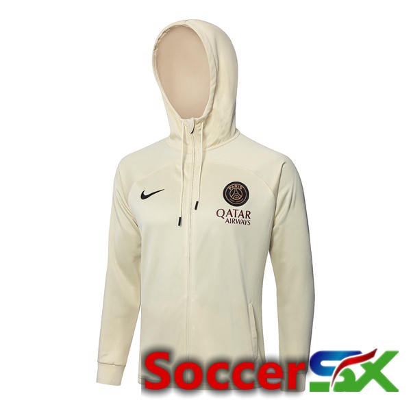 Paris PSG Training Jacket Windbreaker Yellow 2024/2025