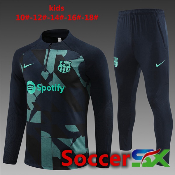 FC Barcelona Kids Training Tracksuit Suit Blue Royal 2024/2025