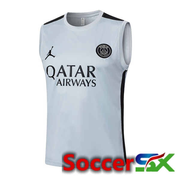 Paris PSG Soccer vest Grey 2024/2025