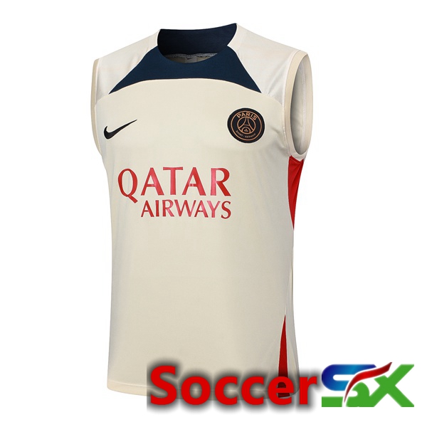 Paris PSG Soccer vest Yellow 2024/2025