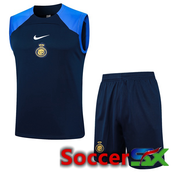 Al-Nassr FC Soccer vest + Shorts Blue Royal 2024/2025