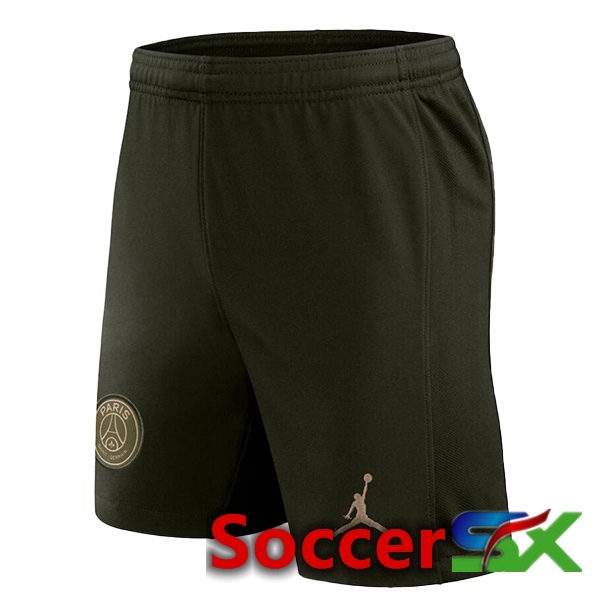 Paris PSG Soccer Shorts Fourth Black 2023/2024