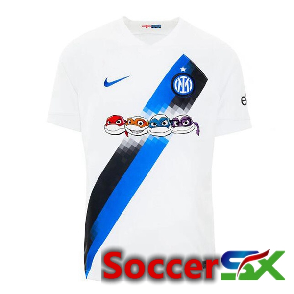 Inter Milan Soccer Jersey Away Special Edition White 2023/2024