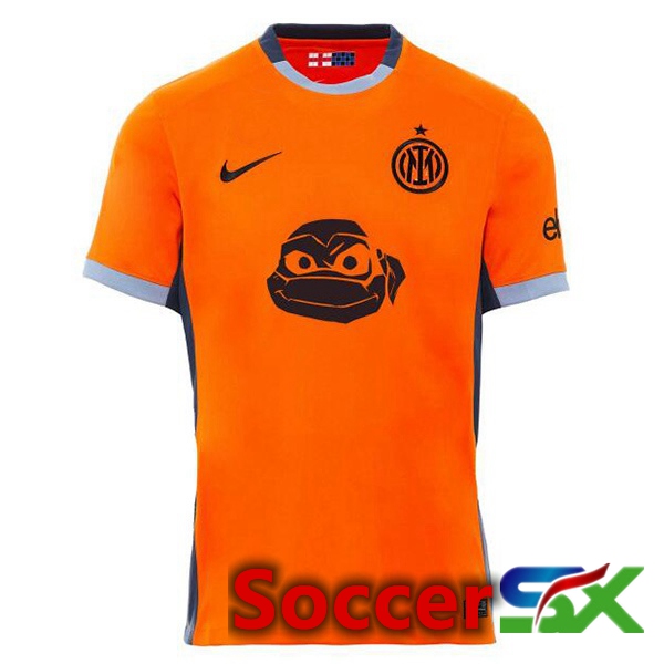 Inter Milan Soccer Jersey Third Special Edition Orange 2023/2024