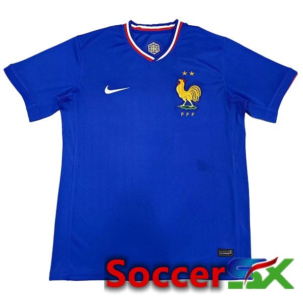 France Soccer Jersey Home Blue Version Fuite UEFA Euro 2024