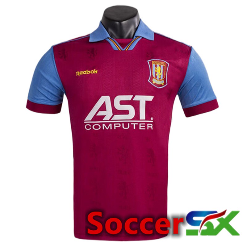 Aston Villa Retro Soccer Jersey Home 1995/1997