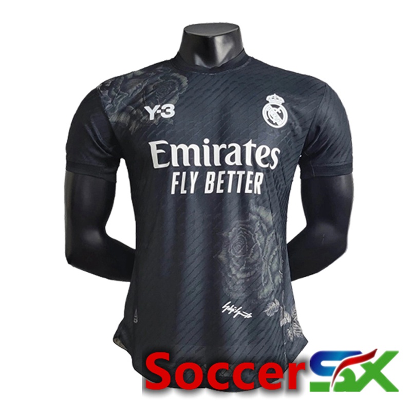 Real Madrid Soccer Jersey Y3 Black Special Edition 2024/2025