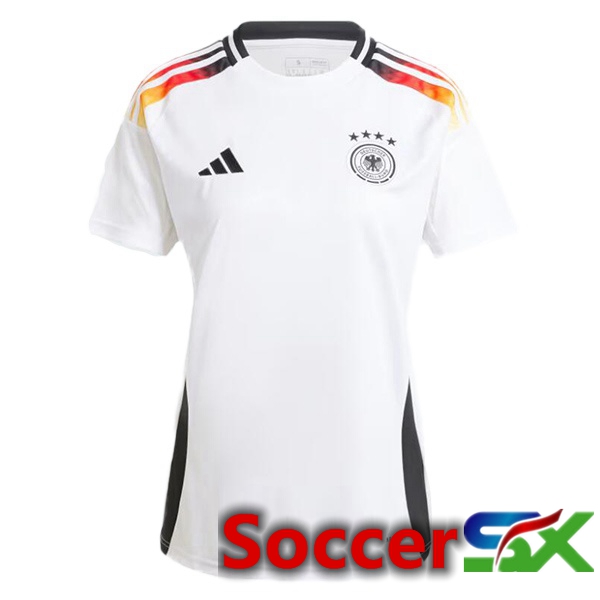 Germany Womens Home Soccer Jersey White 2024/2025