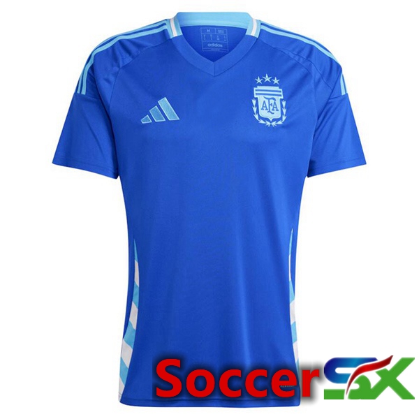 Argentina Away Soccer Jersey Blue 2024/2025