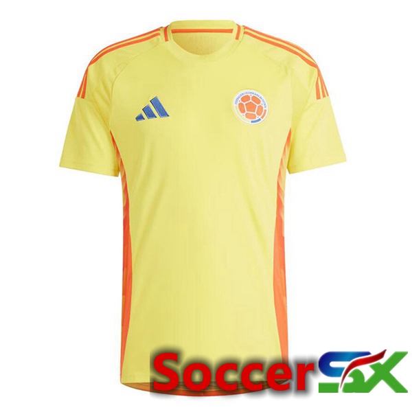 Colombia Home Soccer Jersey Yellow 2024/2025