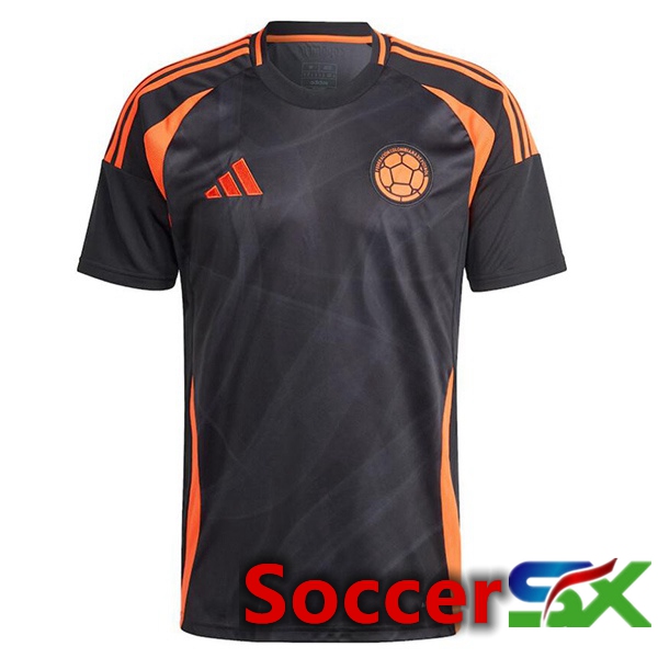 Colombia Away Soccer Jersey Black 2024/2025