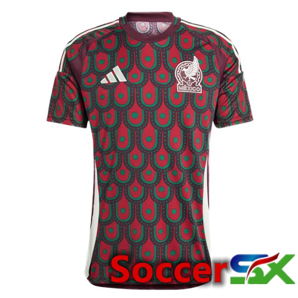 Mexico Home Soccer Jersey Red 2024/2025