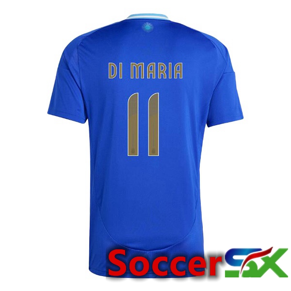 Argentina (DI MARIA 11) Away Soccer Jersey Blue 2024/2025