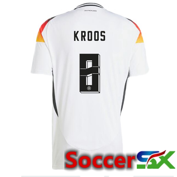 Germany (KROOS 8) Home Soccer Jersey White 2024/2025