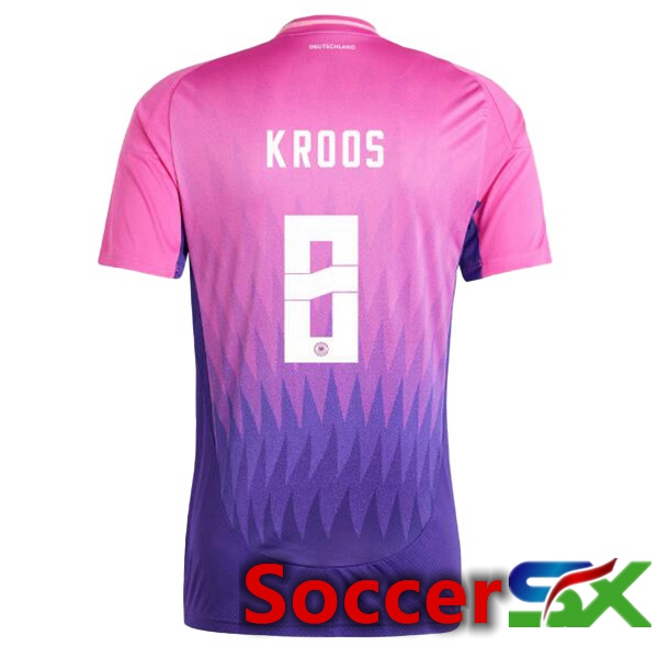 Germany (KROOS 8) Away Soccer Jersey Pink Purple UEFA Euro 2024