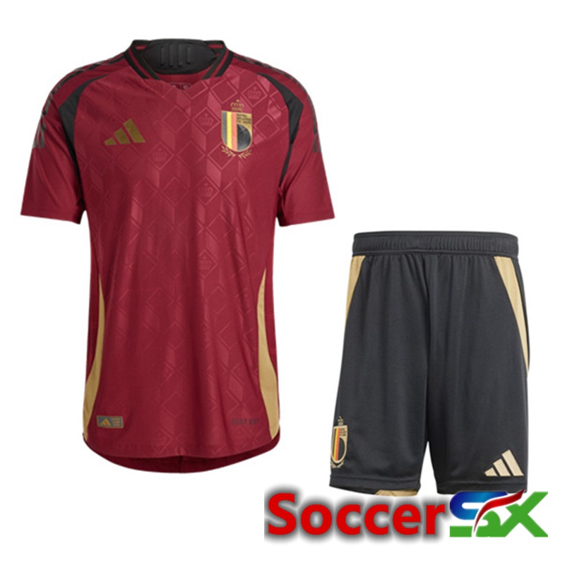 Belgium Kids Home Soccer Jersey 2024/2025