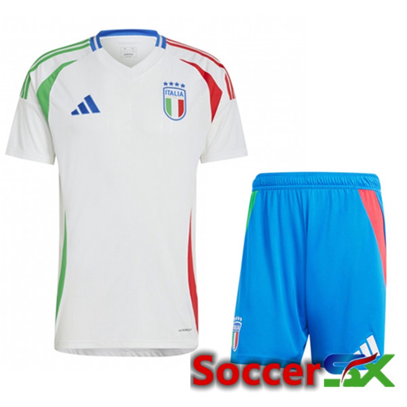 New Italy Kids Away Soccer Jersey 2024/2025
