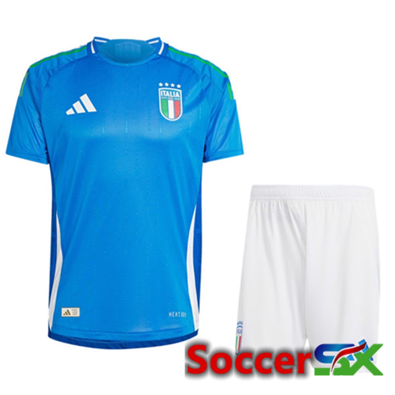 New Italy Kids Home Soccer Jersey 2024/2025
