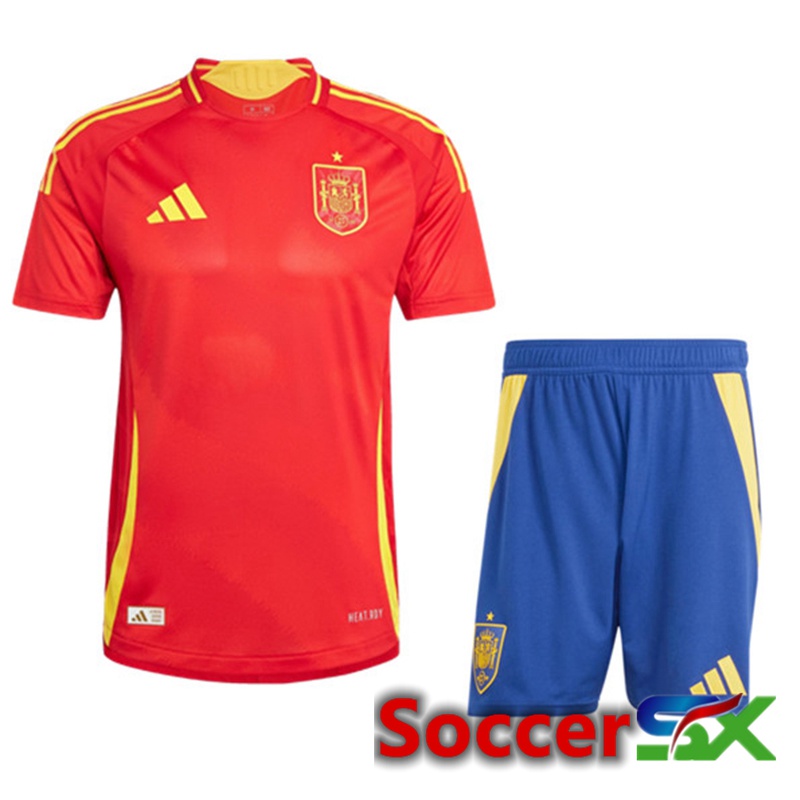 Spain Kids Home Soccer Jersey 2024/2025