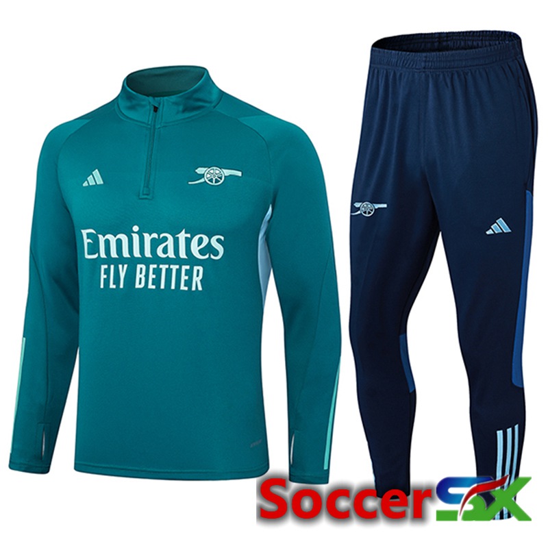 Arsenal kit Training Tracksuit Green/Blue 2024/2025