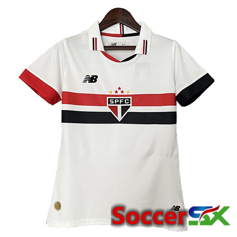 Sao Paulo FC Womens Home Soccer Jersey 2024/2025