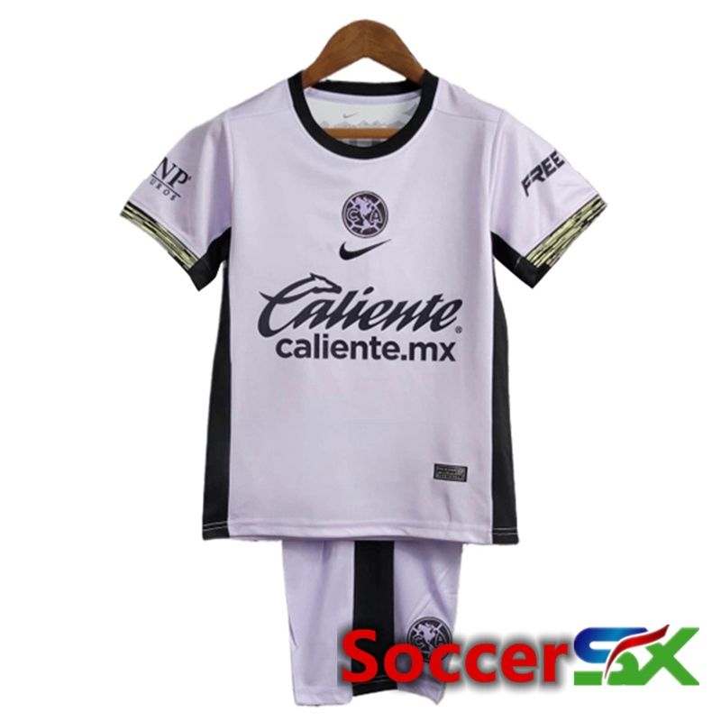 Club America Kids Soccer Jersey Grey 2023/2024