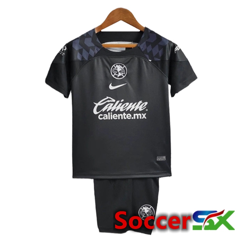 Club America Kids Soccer Jersey Black 2023/2024