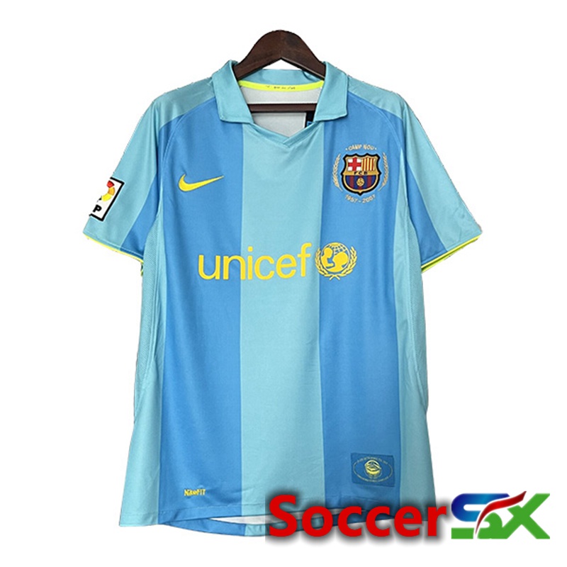 FC Barcelona Retro Away Soccer Jersey 2007/2008