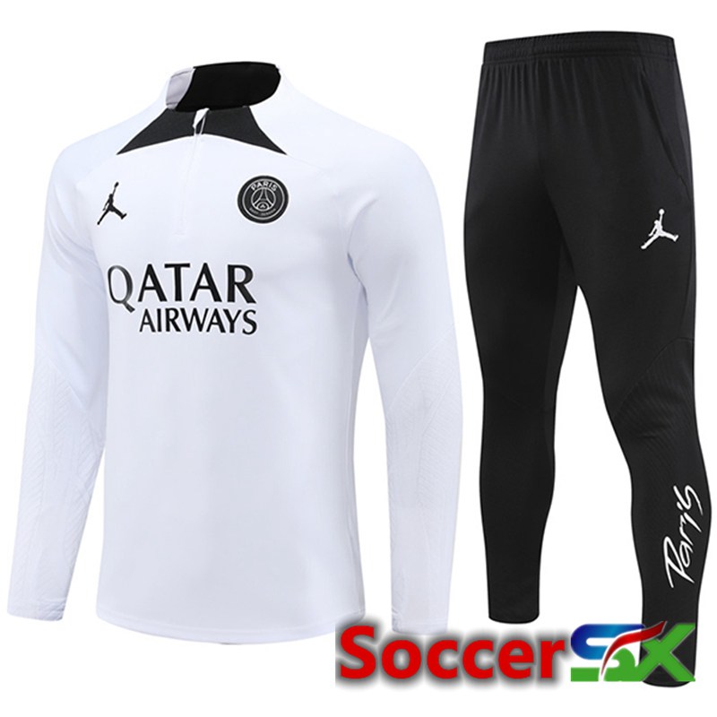 PSG kit Training Tracksuit White/Black 2024/2025