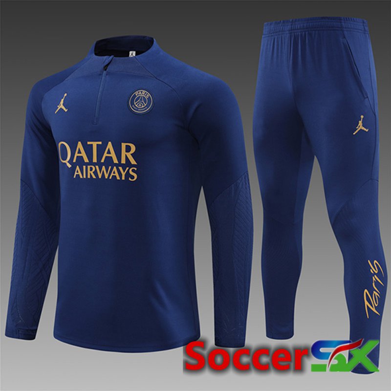 PSG Kids kit Training Tracksuit Blue Marine 2024/2025