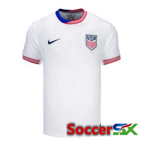 USA Home Soccer Jersey White 2024/2025